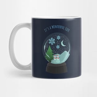 It's a Winterful life snow globe Mug